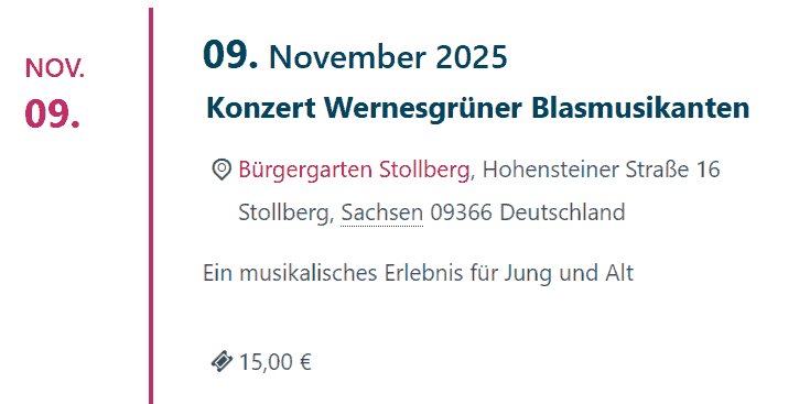 kalendereintrag stollberg